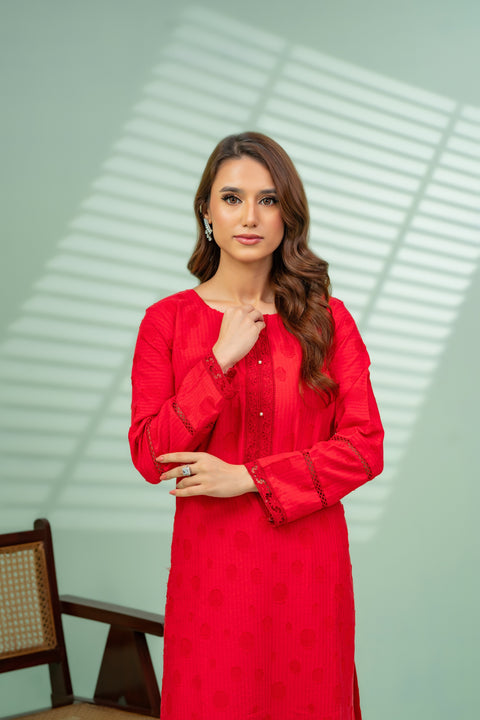 Jahan Ara - Ruby (1-Pcs Stitched Kurti)