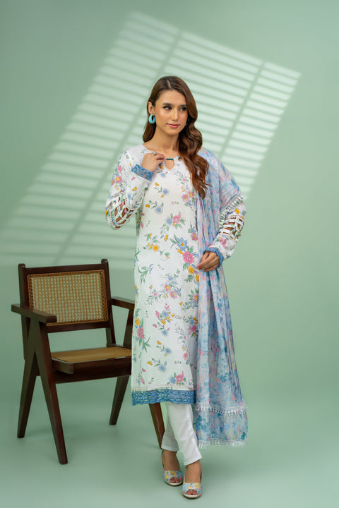 Jahan Ara - Pearlescent (3pcs-Unstitched)