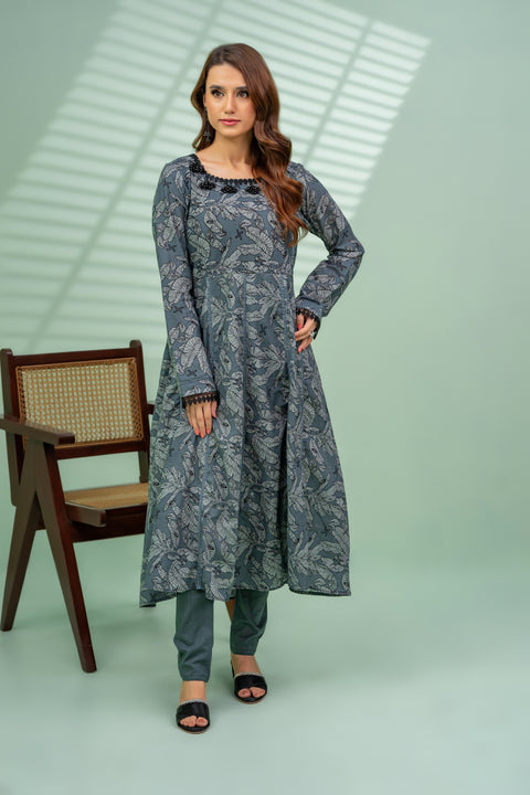 Jahan Ara - Moraine (3pcs-Unstitched)